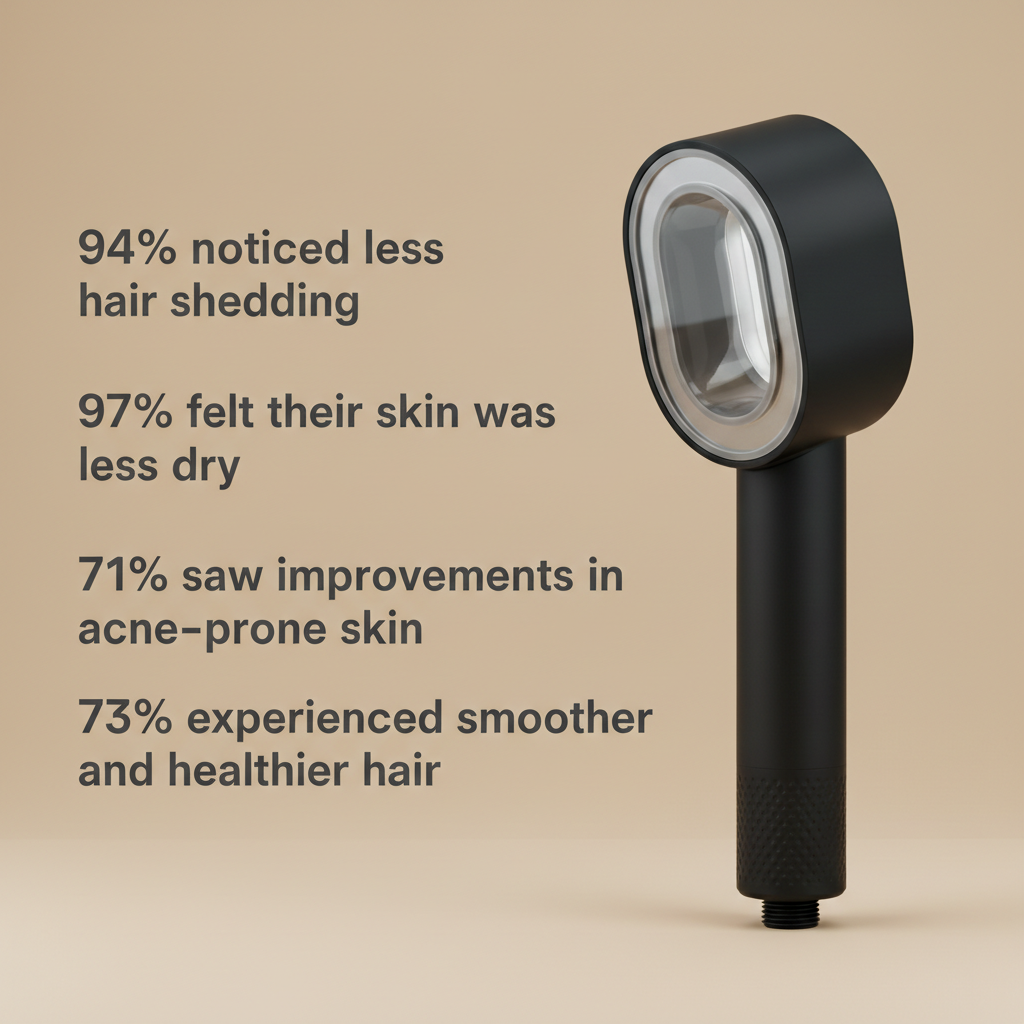 Vitamin C Shower Filter – Less Limescale, Softer Skin